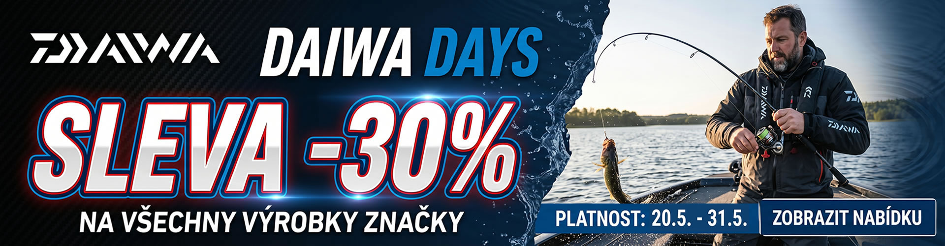 Daiwa : 30 % de réduction sur tout