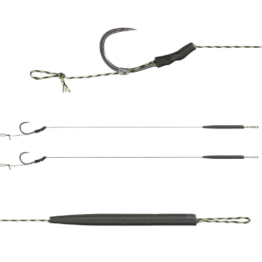 Obrázek Mikado Classic Rig Pro Barbless #6 23cm 25lb 2ks
