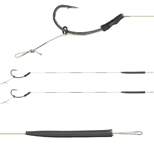 Obrázek Mikado Blow Back Rig Coated #6 23cm 25lb 2ks