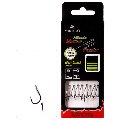 Obrázek Mikado MF Rig with Spike #10 Mono 0.23mm 10cm 8pcs