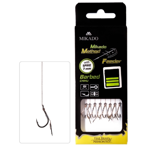 Obrázek Mikado MF Rig with Spike #4 Braid 0.16mm 10cm 8pcs