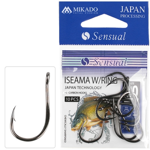 Obrázek Mikado Háček Sensual Iseama W/Ring #8 BN (10ks)