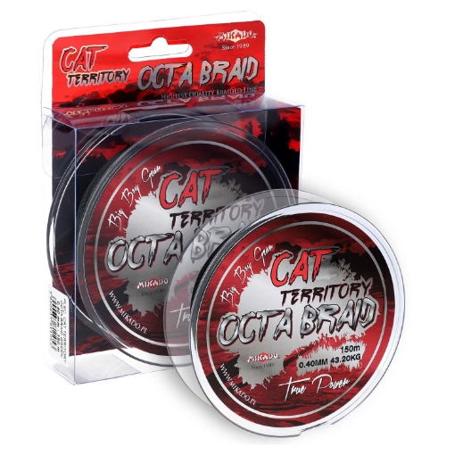 Obrázek Cat Territory Octa Braid 150m 0.70mm 76.4kg Green