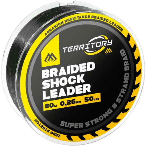 Obrázek Mikado Territory Braided Shock Leader 80m 70lbs