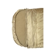 Detailní pohled na teplou fleecovou podšívku a masivní zipy spacáku JRC Defender II Sleeping Bag Fleece obr3