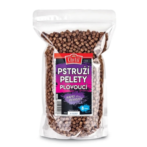 Obrázek Chytil Pstruží pelety Plovoucí 8mm 800g