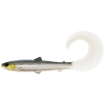 Pohled na gumovou nástrahu Westin Bullteez Curltail 14cm se srpkovitým ocasem v UV barvě Headlight